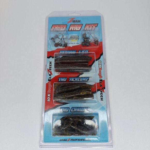 Z-Man Ned Rig Kit w/ Finesse Shroomz, Finesse TRDs, TRD CrawZ, & TRD TicklerZ - Picture 1 of 7